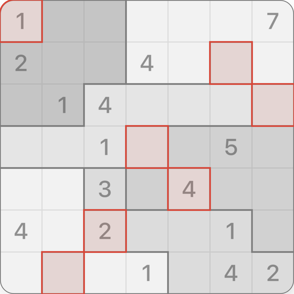 7x7 Chaos Sudoku initial board