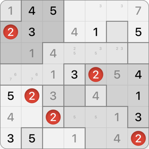 7x7 Chaos Sudoku solving step 11