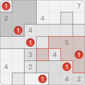7x7 Chaos Sudoku solving step 2