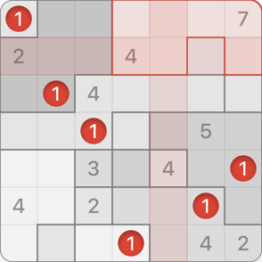 7x7 Chaos Sudoku solving step 3