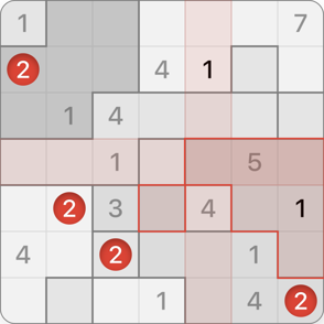 7x7 Chaos Sudoku solving step 4