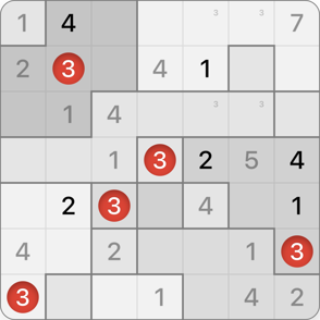 7x7 Chaos Sudoku solving step 7