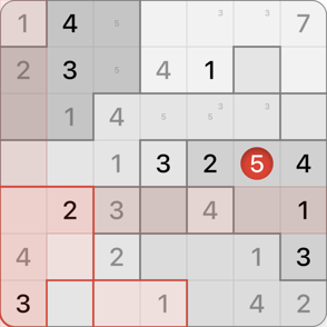 7x7 Chaos Sudoku solving step 8