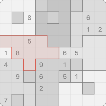 A 9x9 Chaos Sudoku puzzle