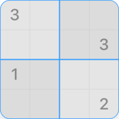 4x4 Sudoku puzzle starting point
