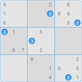 9x9 classic Sudoku puzzle