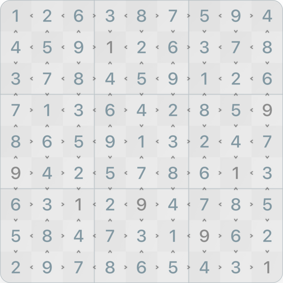 9x9 Comparison Sudoku Solution Step 10