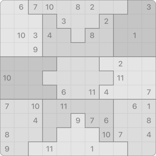 11x11 Jigsaw Sudoku