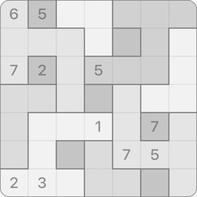 7x7 Jigsaw Sudoku