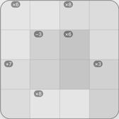 4x4 Kendoku puzzle initial board